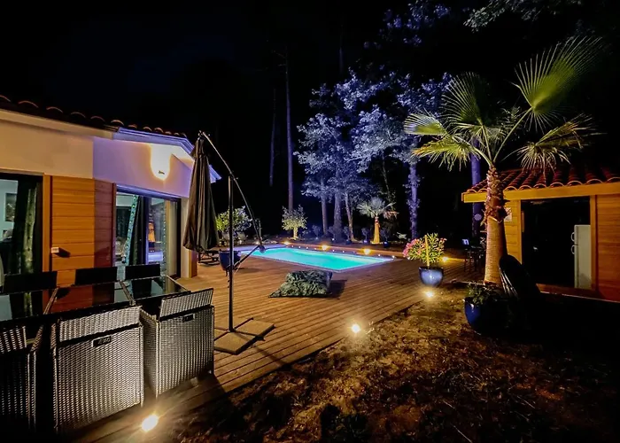 וילה Magnifique Avec Piscine ביסקארוס