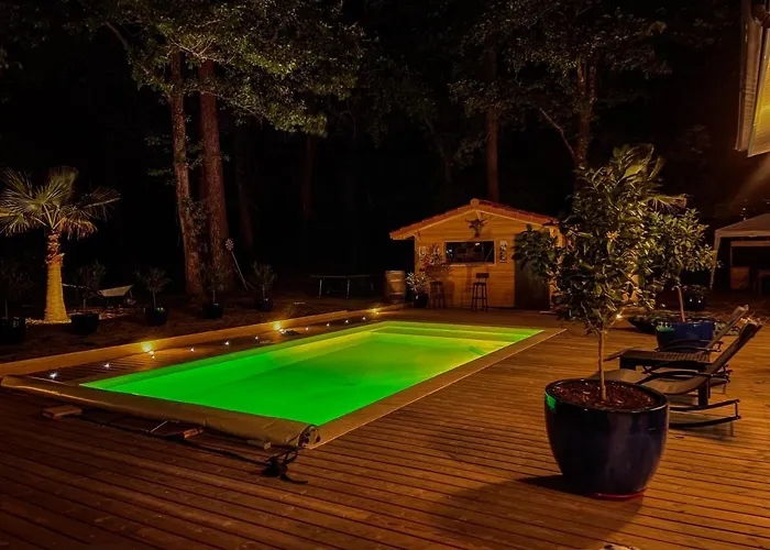 Magnifique Avec Piscine ביסקארוס